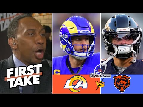 FIRST TAKE | Stephen A. BOLD Predictions for: Rams vs Bears - Caleb Williams will stun Matt Stafford