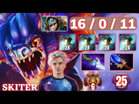 🔥 Skiter Slark Hard Carry 🔥 16 KILLS Master Tier From Skiter Keep Chasing Enemy - Dota 2