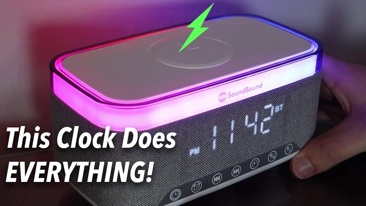 Upgrade Your Nightstand: SmartWake Clock, Speaker, and 15W Wireless Charger