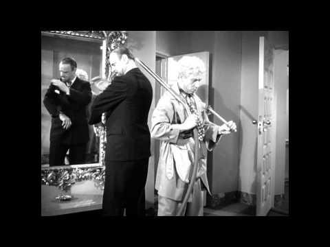 Harpo Vacuums The Wig - The Marx Brothers in "A Night at Casablanca"