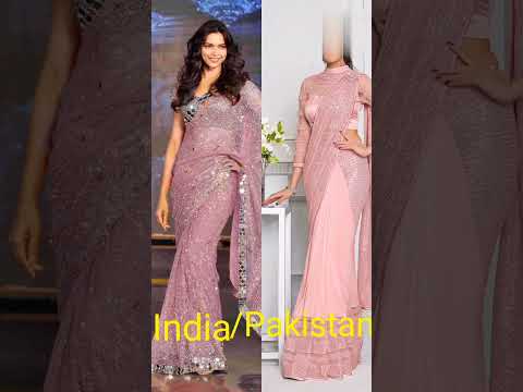 #latest indian😘and pakistani actress same😍 dress#trending ❤ dresses👗#most beautiful collection💞