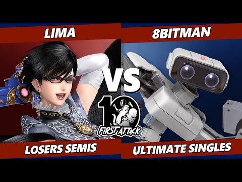 First Attack 2022 Losers Semis - Lima (Bayonetta) Vs. 8BitMan (ROB, Inkling) Smash Ultimate