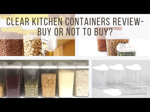 Transparent Plastic Air Tight Food Storage Container - 750 ml (Set Of 3)(2165)