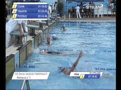 Serie 4 dei 100 Dorso  Assoluti Femmine Master - 13 Memorial Andrea Bettiol