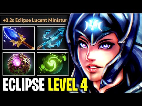 ECPLISE LEVEL 4..!! Full Magic Damage Luna Aghanim + Refresher 7.26 | Dota 2