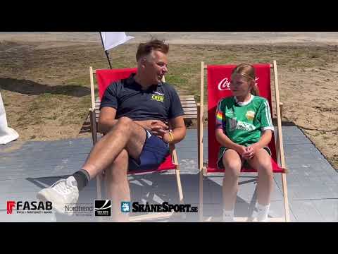 Elsa Nilsson, lagkapten i Åhus IF.