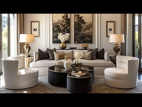 100+ Luxury Living Room Design and Decorating Ideas For 2025 |Interior Design Ideas