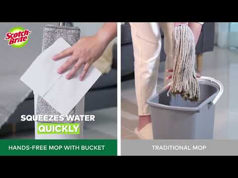 3M™ Scotch Brite™ Hands Free Self-Cleaning Mop