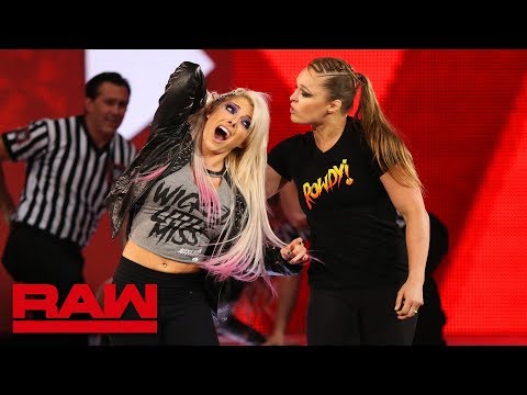 Ronda Rousey violates suspension to brutalize Alexa Bliss: Raw, July 16, 2018 Video