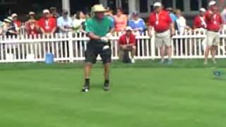 Danny Wegman tees off