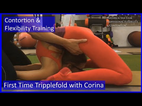 Contortion Training by Flexyart 138: First Tripplefold  - Also for Yoga, Poledance, Ballet, Dance