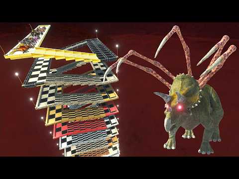 ESCAPE FROM ALIEN TRICERATOPS SKIN 3 - ARBS - Animal Revolt Battle Simulator