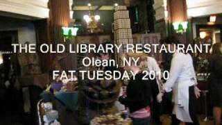 preview picture of video 'Olean NY-Fat Tuesday 2010-The Old Library Restaurant'