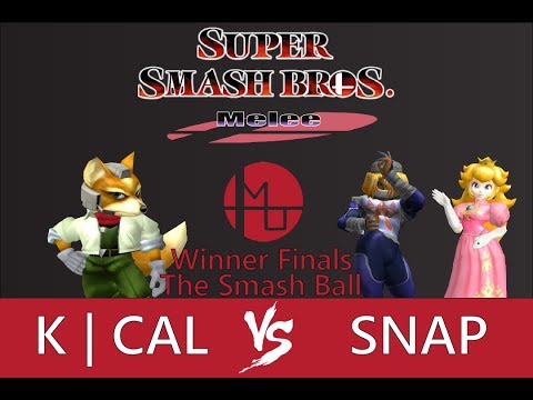 The Smash Ball: Melee Singles - K | Cal (Fox) vs. Snap (Peach/Sheik)