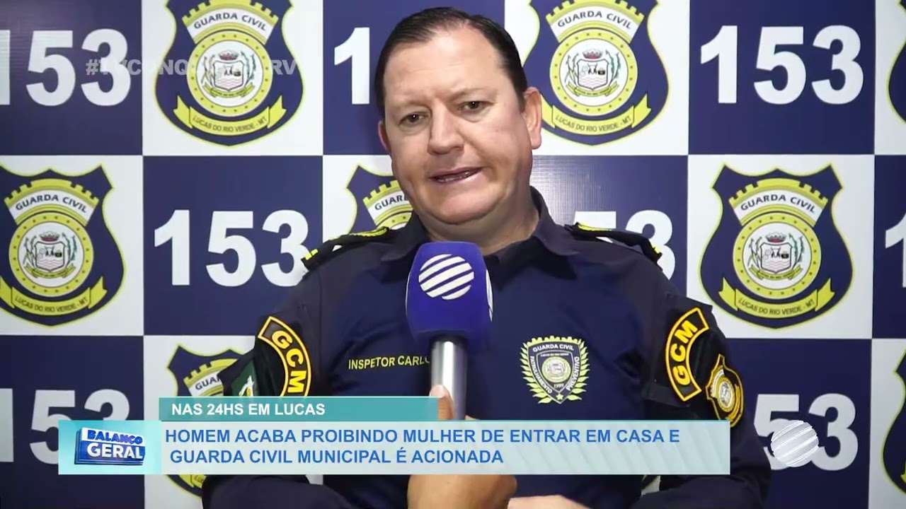 GCM de Lucas do Rio Verde atende mulher impedida de entrar em casa | Segurança Pública