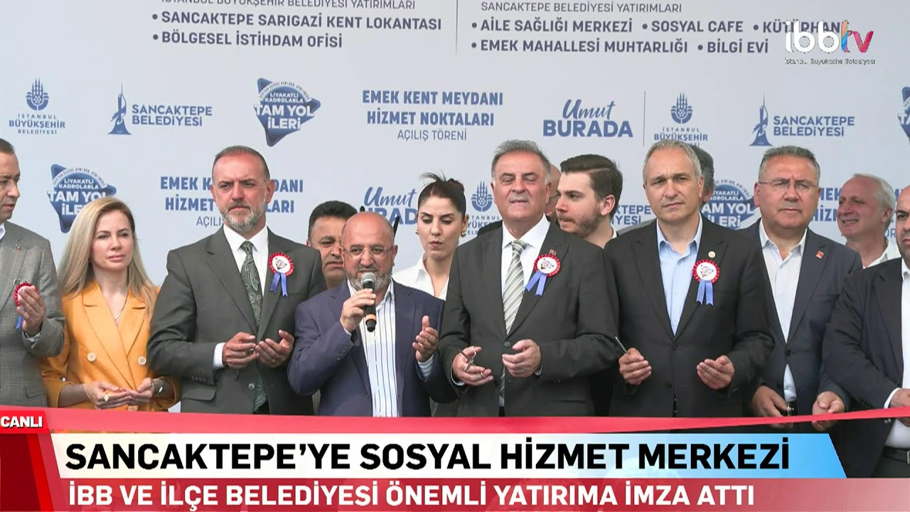 SANCAKTEPE KENT LOKANTASI VE EMEK KENT MEYDANI HİZMET NOKTALARI AÇILIŞI