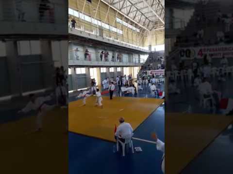 Panamericano karate shotokan 2017-tercer puesto Alejo Ratell.