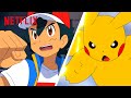 Ash Pikachu S Epic Battle Moments Pokémon Journeys Netflix Family