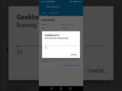 Geekbench Benchmark p20 pro