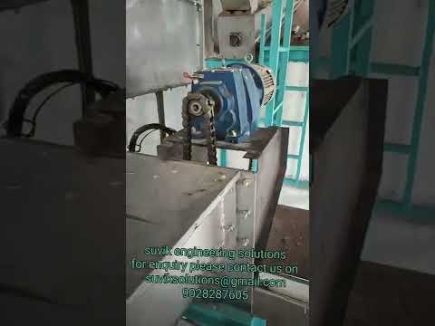 Stainless steel screw conveyor, capacity: 100 kg