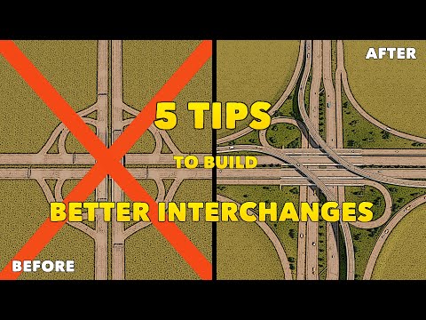 5 TIPS to improve your Highway intechanges in Cities: Skylines | Vanilla | No Mods Needed