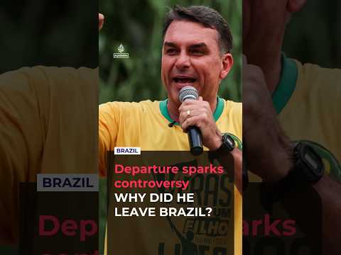 Brazil divided over Flávio Bolsonaro’s departure to the US