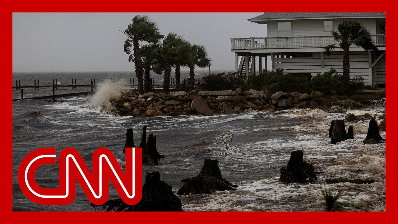 See what conditions are like in Florida as Hurricane Helene strengthens