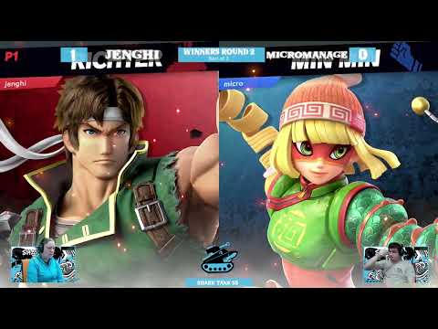 Shark Tank  # 55 Winners Round 2  Micromanage Min Min Vs Jenghi Richter   SSBU Tournament