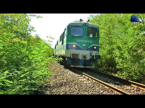 LDE2100 60-1394-5 & 60-0001-7 &  Marfar Încărcat UTZ Heavy Freight Train in Biharia 05 October 2021