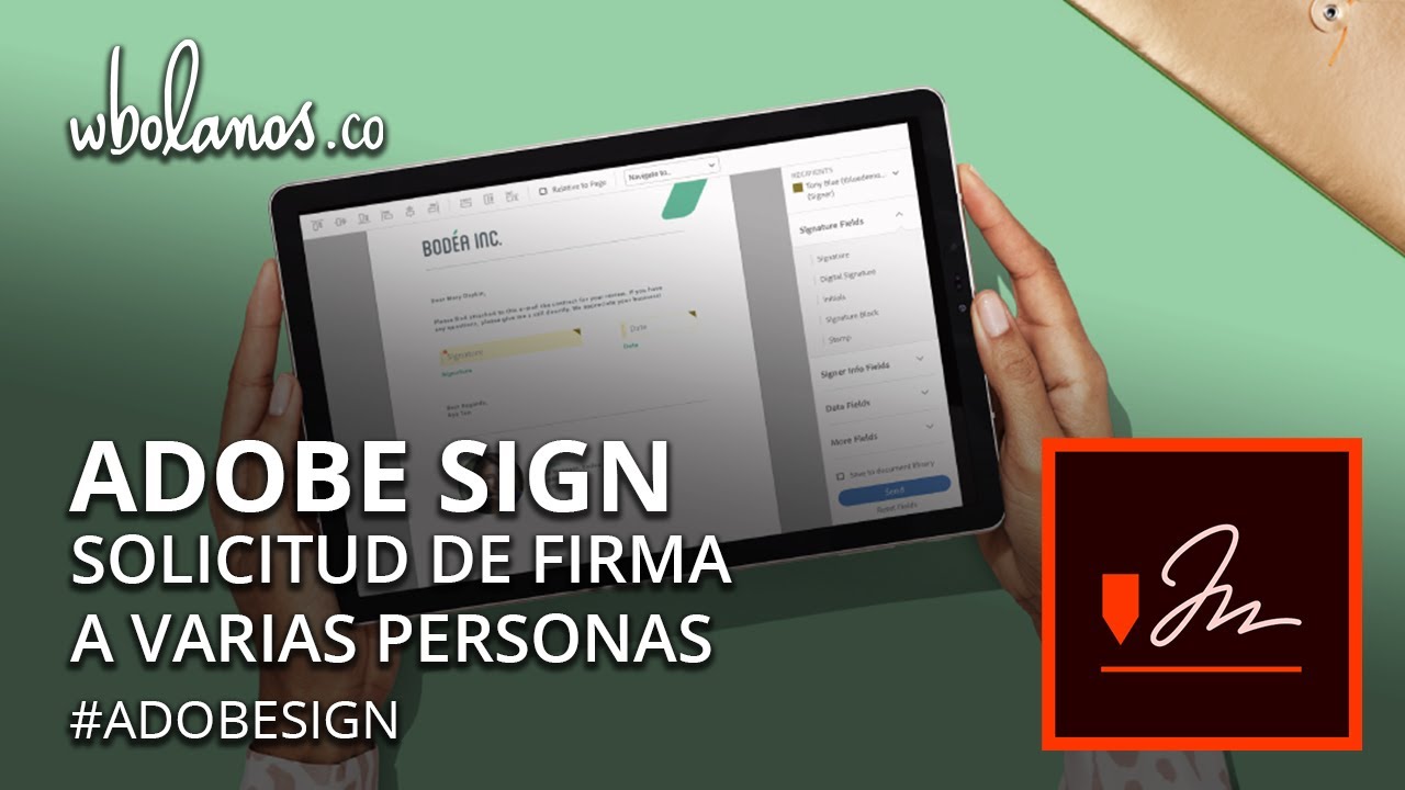 Adobe Sign - Solicitud de firma a varias personas
