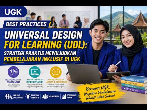 Best Practices Universal Design for Learning (UDL): Strategi Praktis Mewujudkan Pembelajaran Inklusif di UGK