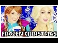 Elsa And Anna FROZEN Christmas Songs With Olaf