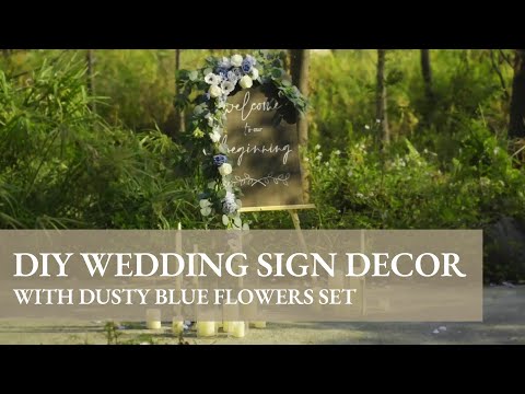 How to Make Wedding Sign Decor– Ling's Moment