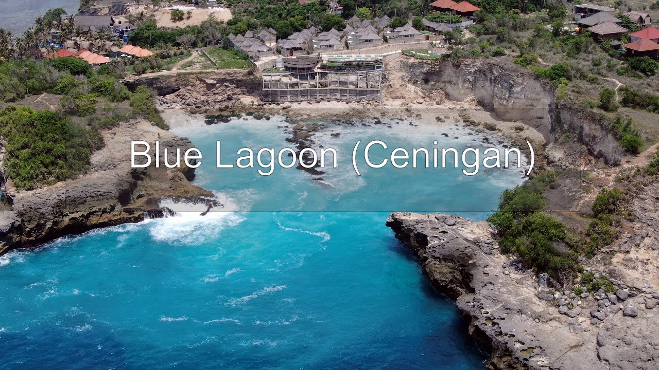 Behold the enchanting aerial vistas of Blue Lagoon.
