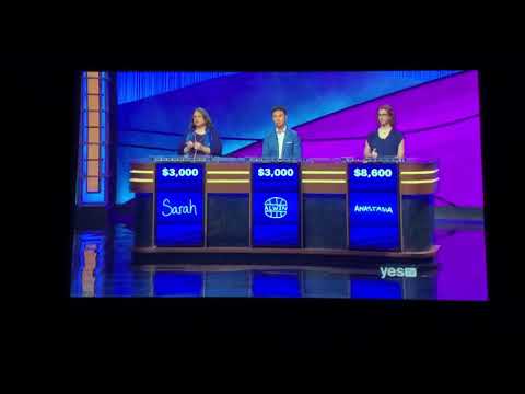 Double Jeopardy, Sarah Jett Rayburn Day 4 - why not bet it all on the 2nd Daily Double... (4/29/20)