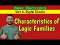 Characteristics Of Logic Families Important Parameters Of Digital IC Digital Circuits