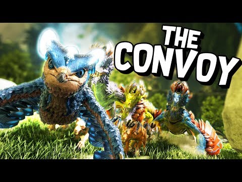 ARK Survival Evolved Ep #35 - THE CONVOY! MOVING INTO THE NEW BASE! (Aberration DLC)