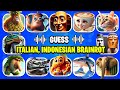 Guess ITALIAN And INDONESIAN Brainrot Animals Memes Ballerina Cappcuccina Tung Tung Sahur