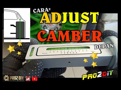 Cara² adjust camber tayar depan / How To Adjust Camber On a Car / How to adjust camber angle