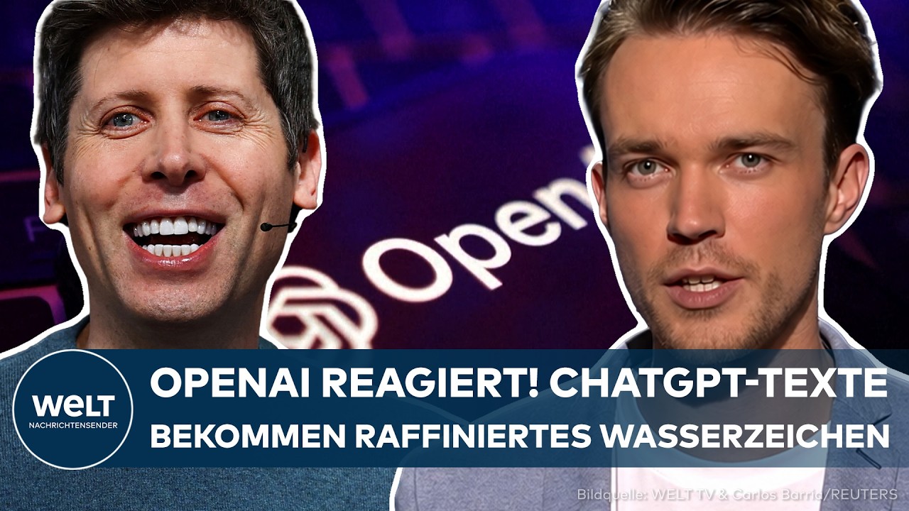 KI-WELT: Tech-Hammer für Europa! ChatGPT-Texte erhalten künftig unsichtbares Wasserzeichen