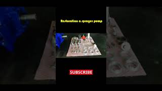 Restoration old power sprayer pump / how to fix power sprayer parts