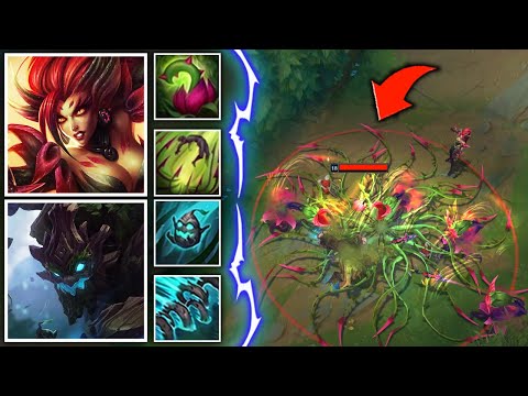 When you bring the WHOLE FOREST bot lane and let your plants kill everything