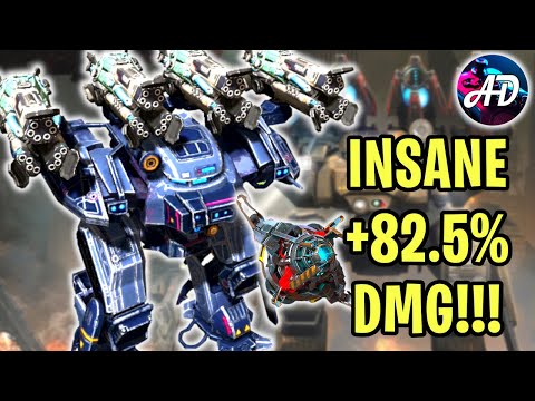 INSANE GLACIER BEHEMOTH With OVERDRIVE UNIT +82.5% Damage | War Robots MK2 Gameplay WR