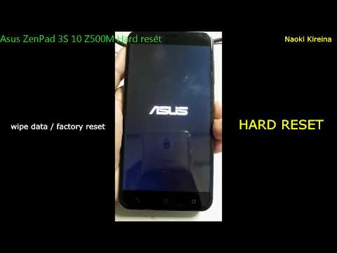 Asus ZenPad 3S 10 Z500M Hard reset