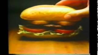 Carl's Jr Commercial Char broiler Steak Sandwich 80's
