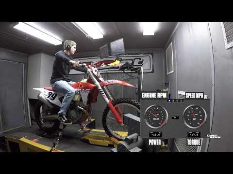2021 GasGas EX 350F Dyno Test