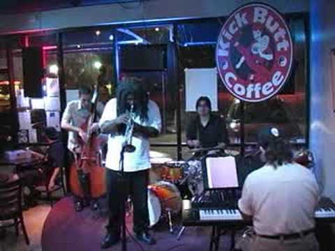 St. Thomas - Jeff Lofton Quartet at Kick Butt Coffee - Great Jazz in Austin Texas