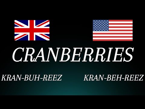 Learn How to Pronounce 'Cranberries' Perfectly: UK vs USA (Fruit Pronunciation)