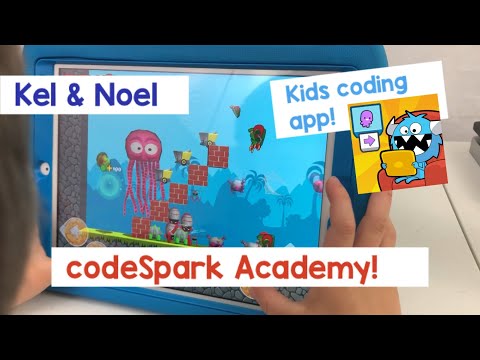 codeSpark Academy Coding App for Kids! Watch Kellan Play! Learning Creating Computer Games