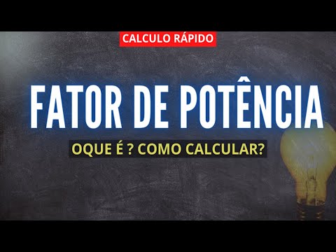 FATOR DE POTÊNCIA! O que é? Como calcular fácil para um circuito! F.P. em um projeto elétrico!!